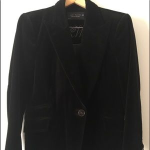 Zara Black Velvet Jacket Limited Edition